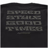 Fasthouse Pillar Crew Pullover in Black, graphic detail