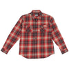 Fasthouse Saturday Night Special Flannel in Red/Black, front view