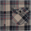 Fasthouse Saturday Night Special Flannel in Greige/Black, plaid and button detail