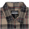 Fasthouse Saturday Night Special Flannel in Greige/Black, cuff and fabric detail