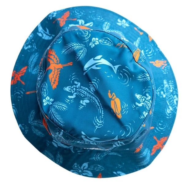 Fasthouse - TB Island Hopper Hawaiian Bucket Hat riding gear secondary product view sku 3410030200