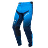 Fasthouse Elrod Ether Pants in Electric Blue and Navy, motocross riding pants front view on white background, slim-fit dirt bike gear. 3932302228