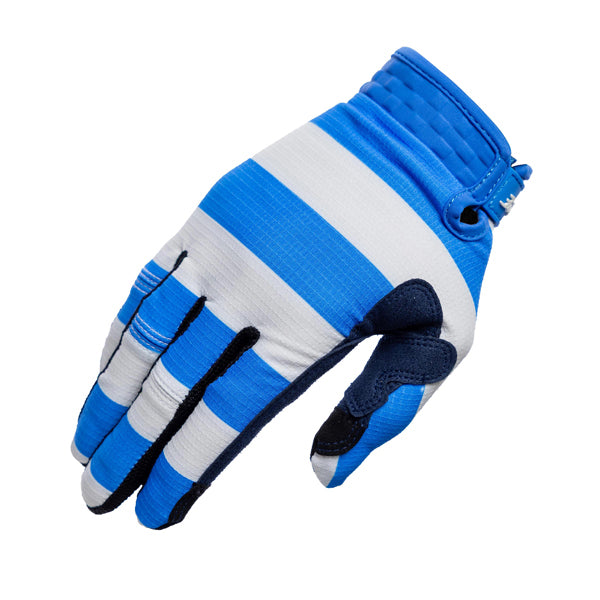 Professional studio photo of Fasthouse - Elrod Ether Gloves; showing stitching detail and grip areas; SKU 3930302203; Sizes: XS-2XL