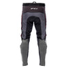 Rear view of Fasthouse Elrod Storm Pants Fog and Black, motocross pants featuring reinforced knees and durable off-road design.