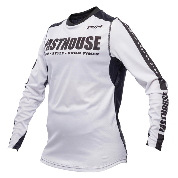 Crisp studio image on a white background of Fasthouse - Elrod Storm Jersey (Womens); showing fabric texture, panel layout, and graphics; SKU 3931309573