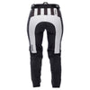 Rear view of Fasthouse Elrod Storm Women’s Pants White and Black, women’s motocross pants with reinforced knees and ventilated panels.
