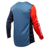 Fasthouse Grindhouse Hudson Jersey (SKU: 3931202104) in Blue and Red. Back view. Built for high-performance motocross and off-road racing.