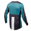 Fasthouse Helix Monaco Jersey Marine and Black, dirt bike activewear top displayed flat, angled back