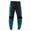 Front view of Fasthouse Helix Monaco Pants Marine and Black, motocross pants with reinforced knee panels, designed for dirt bike and ATV riders.