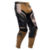 Side view of Fasthouse Off-Road Matox Pants Moss Black, durable dirt bike pants with stretch zones and adjustable waist.