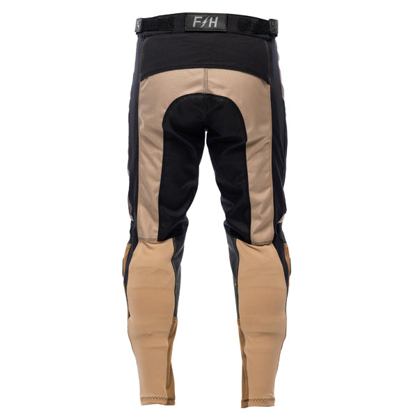 High-resolution studio image of Fasthouse - Off-Road Matox Pants; showing panel layout, seams, and overall cut; SKU 39324045; Colors: Moss/Black