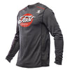 High-resolution studio image of Fasthouse - Sanguaro Tasker Jersey; showing fabric texture, panel layout, and graphics; SKU 39318007; Colors: Charcoal