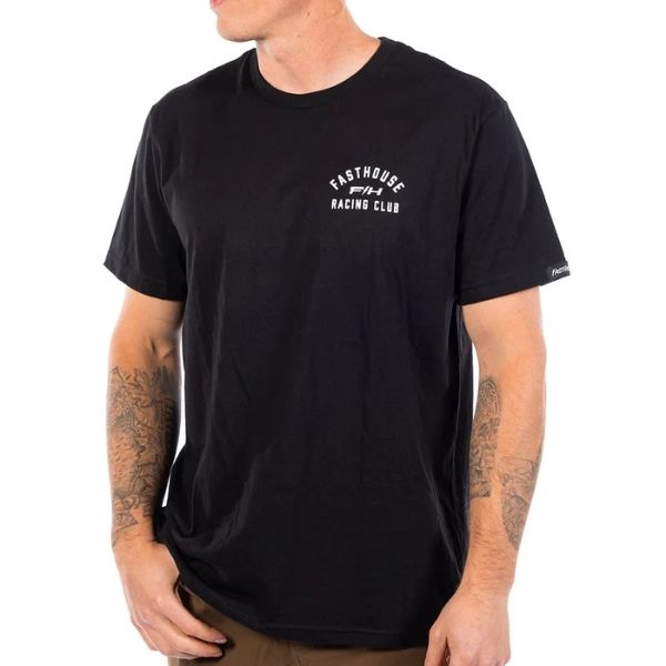 Fasthouse - Club Tee casual t-shirt in Black product view sku 3211080504