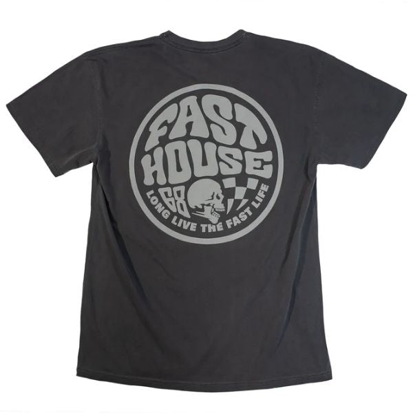 Fasthouse - Waxed Tee casual t-shirt in Black product view sku 3211100504