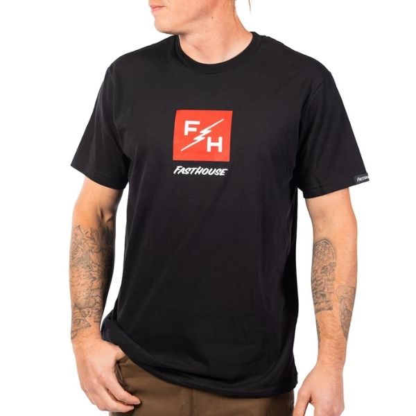Fasthouse - Echo Tee casual t-shirt in Black product view sku 3211140504
