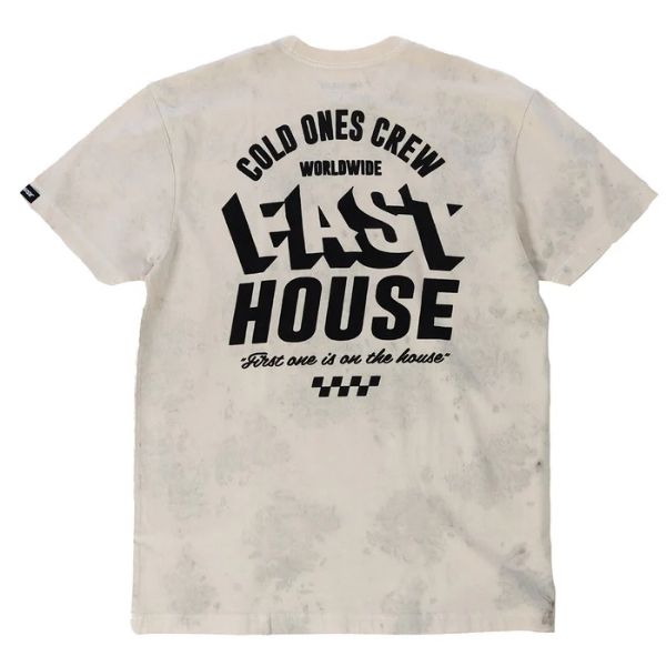 Fasthouse - Cold Ones Tee casual t-shirt in Cloud Crystal Wash product view sku 3211360704