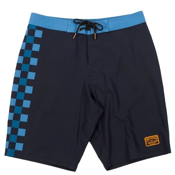 Fasthouse - Staycation 21" Boardshorts casual shorts in Black/Denim product view sku 3216365228