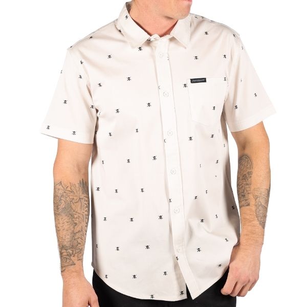 Fasthouse - Jasper Button Up Shirt casual t-shirt in Off White product view sku 3415230904