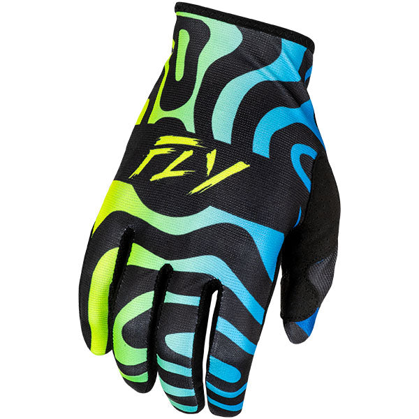 Product image of Fly Racing BTO Sports 0045 378 740 0 Gloves Lite Zen 25 motocross gloves showing fit, construction, and colorway | Available at BTO Sports