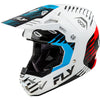 studio product photo of product in Grey/Orange/Black for dirt bike, motocross, off road. SKU 73-005X.