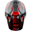 studio product photo of product in Grey/Red/Black for dirt bike, motocross, off road. SKU 73-005S.