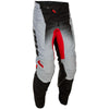 Fly Racing Kinetic DBK Pants front angle view Colors: Grey/Black/Red SKU:379-530 | Available at BTO Sports.
