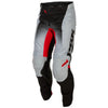 Fly Racing Kinetic DBK Pants side view Colors: Grey/Black/Red SKU:379-530 | Available at BTO Sports.