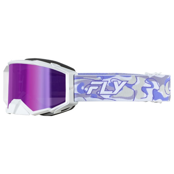 Fly Racing - Zone Pro Swirl Goggles (Mirror Lens)