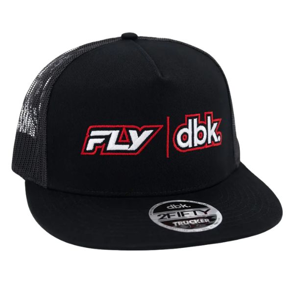 Fly Racing - DBK Hat riding gear in Black product view sku 325-00081