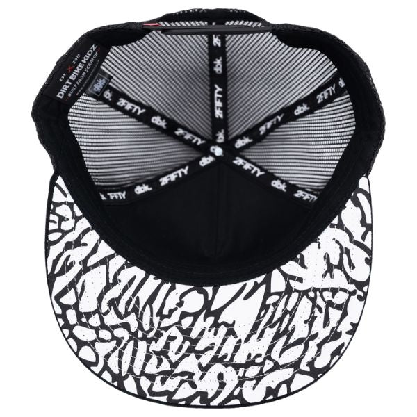 Fly Racing - DBK Elephant Hat riding gear in Black alternate product view 6 sku 325-00082