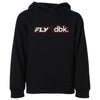 Fly Racing - DBK Wheelie Hoodie (Youth) riding shirt in Black product view sku 325-00086YS