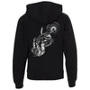 Fly Racing - DBK Wheelie Hoodie (Youth) riding shirt in Black alternate product view 2 sku 325-00086YS