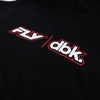 Fly Racing - DBK Wheelie Hoodie (Youth) riding shirt in Black alternate product view 3 sku 325-00086YS
