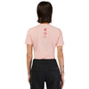Crisp studio image on a white background of Fox Racing Fox x Honda Baby Tee (Womens); showing tee fit, printed graphics, and crew neckline