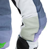Rear close-up of Fox Racing Flexair Grid Pants in Black and Purple (SKU: 33546-166), showing stitching and paneling