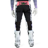 Rear view of Fox Racing Flexair Grid Pants in Black and Purple (SKU: 33546-166), featuring reinforced saddle panel