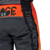Detail of double-layer knee system on Fox Racing Flexair Grid Pants in Black and Orange (SKU: 33546-016)