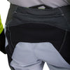 Detail of mesh ventilation zones on White/Red 180 Flow Pants (SKU: 33703-019)