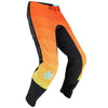 Front view of Fox Racing Flexair Grid Pants in Black and Orange (SKU: 33546-016), showing RAP ergonomic fit and fade graphics