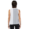 Clean studio shot of Fox Racing Moto-X Blocked Tank Top (Womens); showing sleeveless cut, hem shape, and printed or woven branding; SKU 33596-001-XS