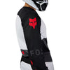 Full-body view of rider wearing Black/White 180 Flow Jersey (SKU: 33702-077)