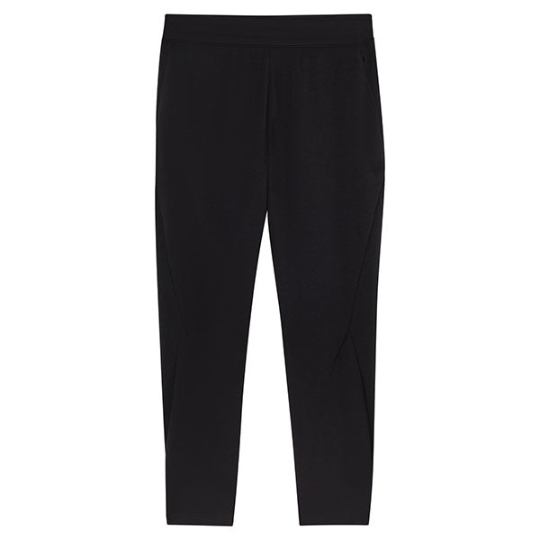 Front view of Fox Racing Rise Joggers in Black, SKU 33687-001, featuring tapered fit and Fox logo at left thigh