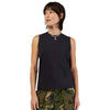 High-resolution studio image of Fox Racing Moto-X Blocked Tank Top; showing sleeveless cut, hem shape, and printed or woven branding; SKU 33596-001-XS