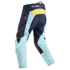 Side profile of Light Blue Youth 180 Elevated Pants (SKU: 33552-116), highlighting stretch zones and articulated knees