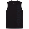 Professional studio photo of Fox Racing Moto-X Blocked Tank Top; showing sleeveless cut, hem shape, and printed or woven branding; SKU 33596-001-XS