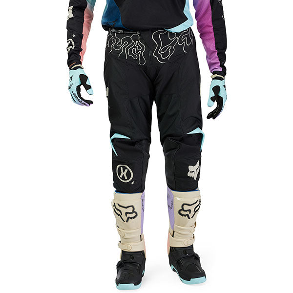 Right side profile of Black Hello Future Pants (SKU: 33542-001), showing articulated fit and venting zones