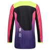 Side profile of Pink Youth 180 Elevated Jersey (SKU: 33551-170), showing mesh sleeve and drop-tail hem