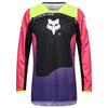 Front view of Fox Racing Youth 180 Elevated Jersey in Pink (SKU: 33551-170), featuring TruDri® fabric and bold graphics