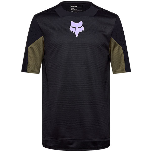 Product image of Fox Racing - Defend Park Jersey (MTB) SKU:33417-001-S | Colors: Blk, 2X | Sizes: SM–XL | Designed for Mountain Bike, BMX and E-Bike riders | Available at BTO Sports