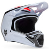 Left side profile of Black/White V1 Flow Helmet (SKU: 33701-077), showing vent placement and graphic design, sizes XS, SM, MD, LG, XL, size XS, sizes XS to XL.